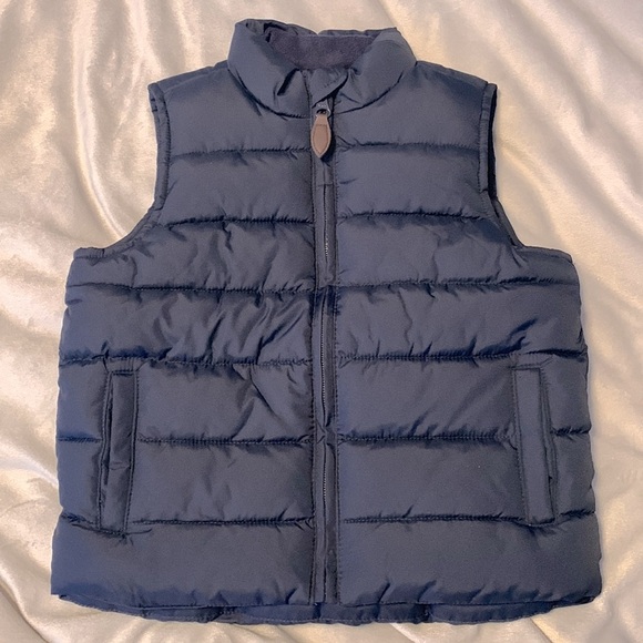 Gymboree navy slate puffer vest insulated size 3T playproof NWT - Picture 1 of 4